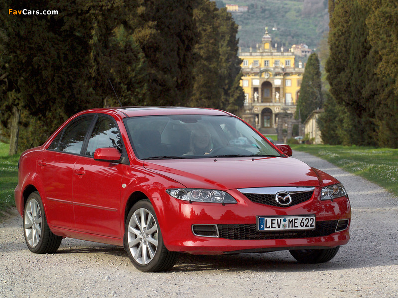 Mazda6 Sedan (GG) 2005–07 pictures (800 x 600)