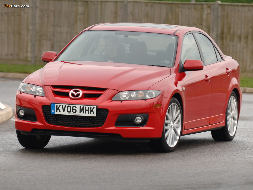 Mazda6 MPS UK-spec (GG) 2005–07 wallpapers (1024 x 768)