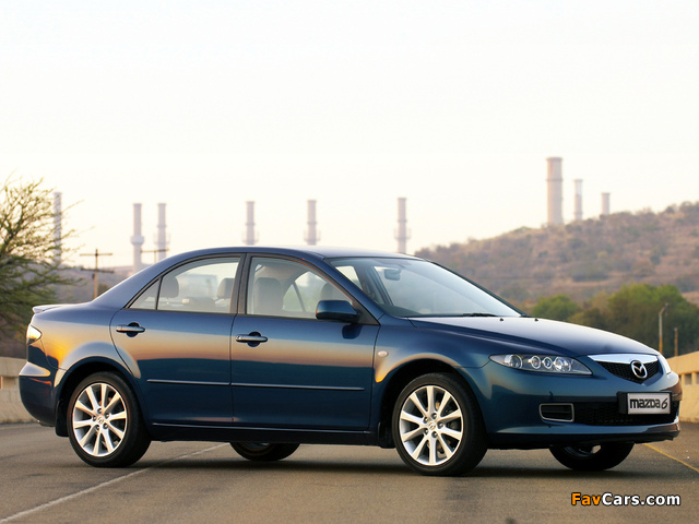 Photos of Mazda 6 Sedan ZA-spec 2005–07 (640 x 480)