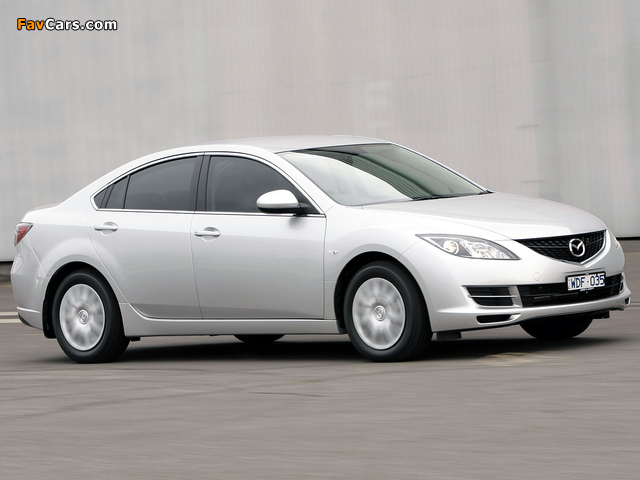 Pictures of Mazda6 Sedan AU-spec (GH) 2007–10 (640 x 480)