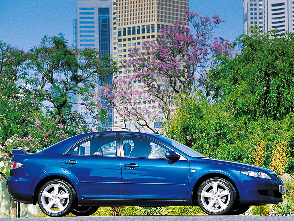 Mazda 6 Sedan 2002–04 wallpapers (1024 x 768)