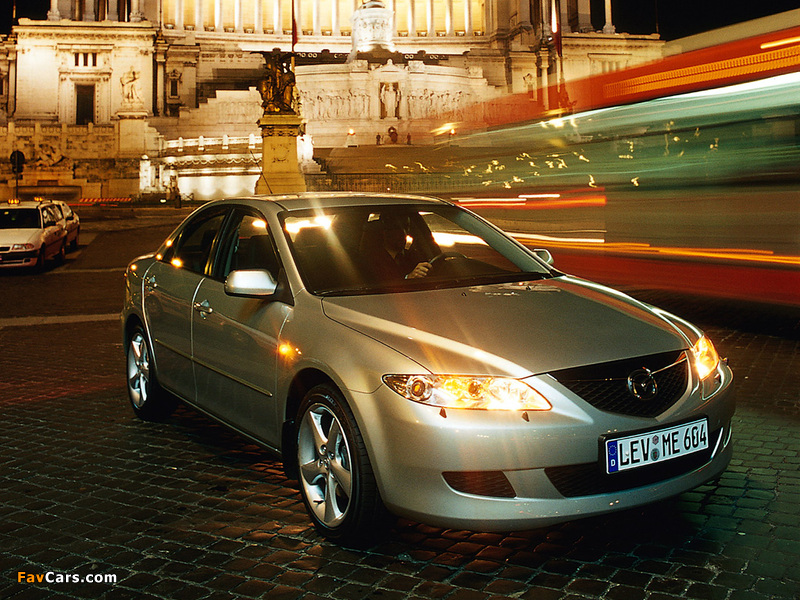 Mazda 6 Sedan 2002–04 wallpapers (800 x 600)