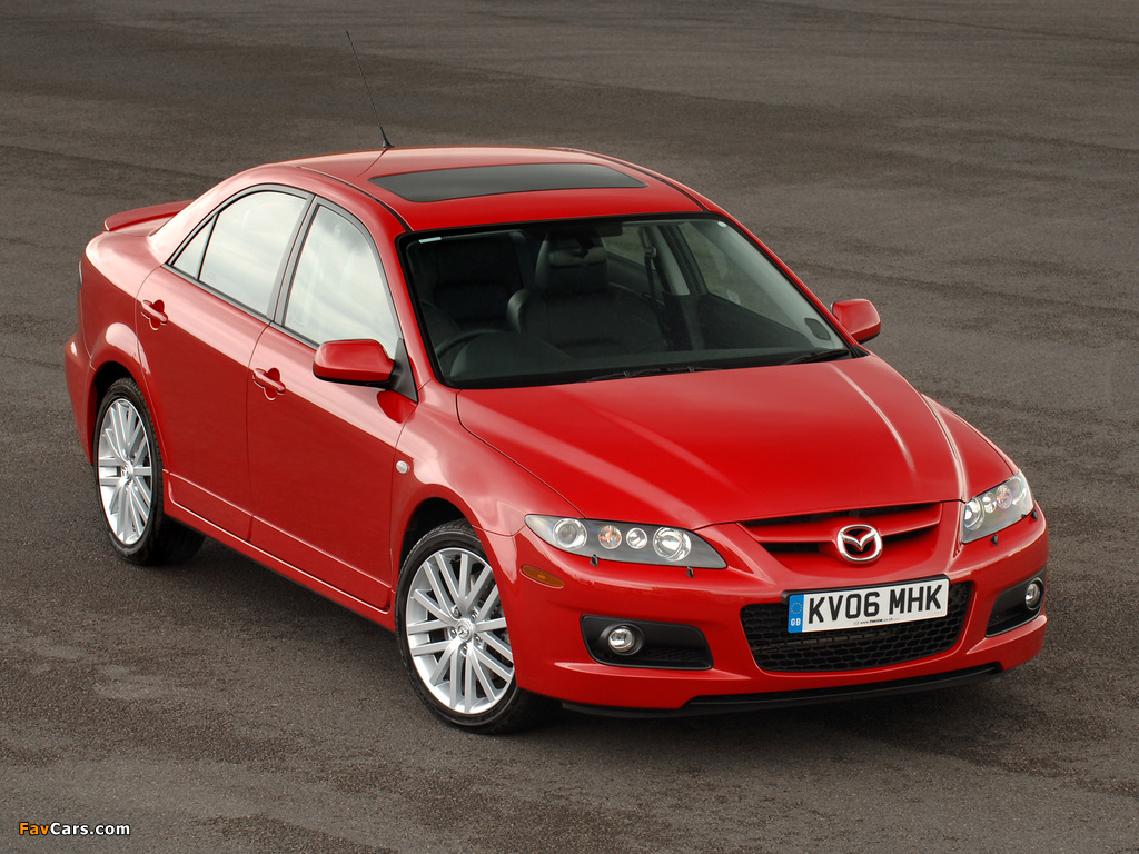 Mazda6 MPS UK-spec (GG) 2005–07 wallpapers (1024 x 768)