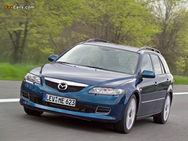 Mazda6 Wagon (GY) 2005–07 wallpapers (640 x 480)