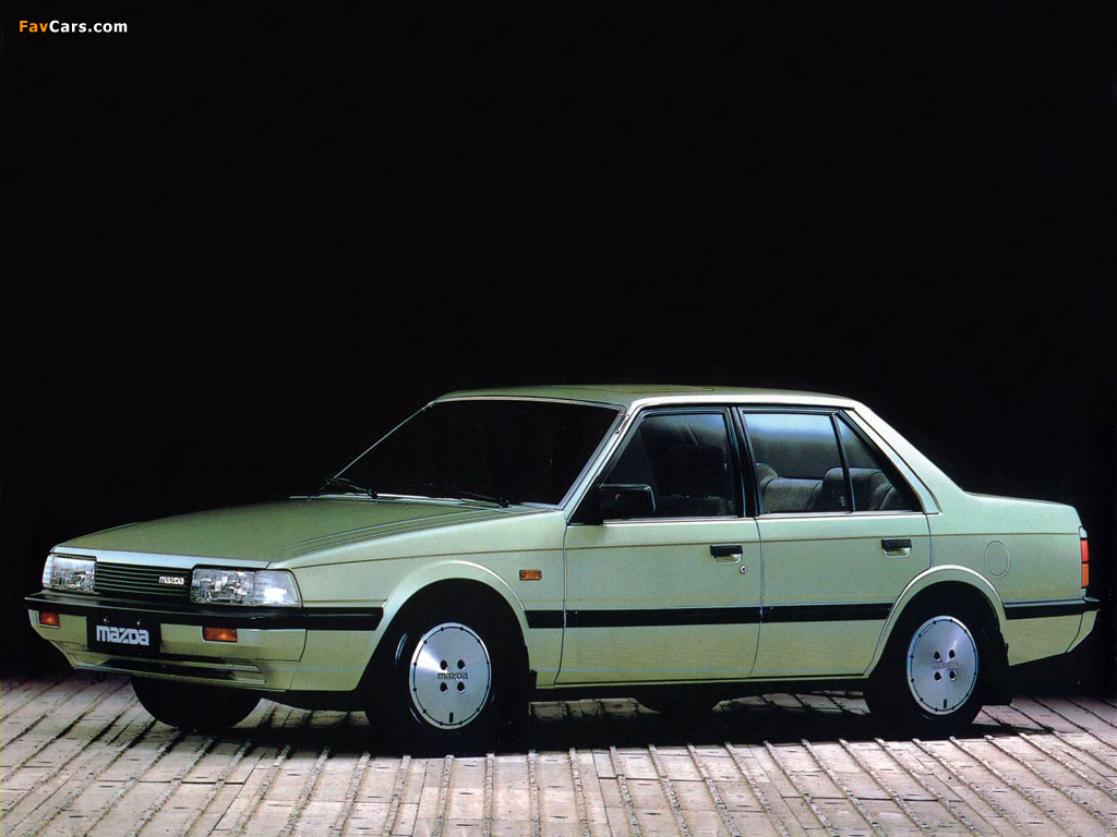 Mazda 626 Sedan (GC) 1982–87 wallpapers (1024 x 768)