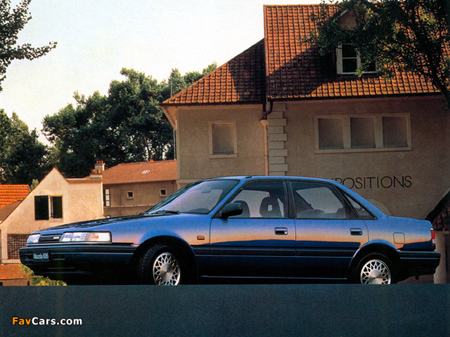Mazda 626 Sedan (GD) 1987–92 photos (640 x 480)