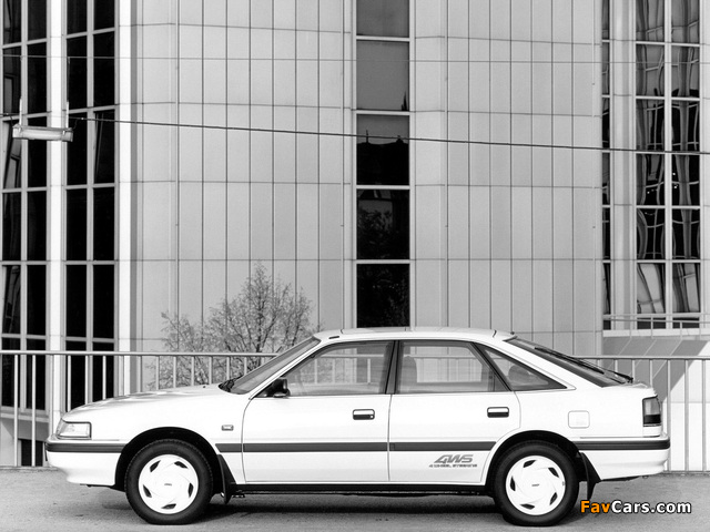 Mazda 626 4WS (GD) 1988–92 wallpapers (640 x 480)
