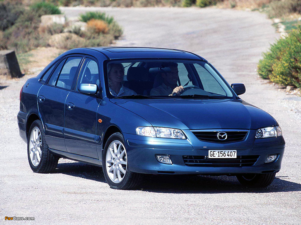 Mazda 626 Hatchback (GF) 1999–2002 wallpapers (1024 x 768)