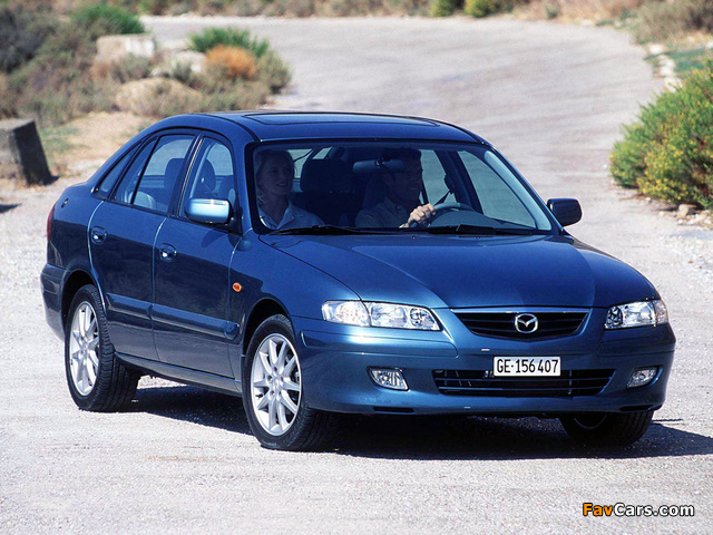Mazda 626 Hatchback (GF) 1999–2002 wallpapers (640 x 480)