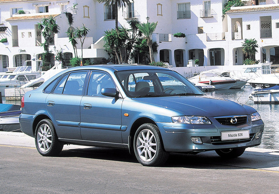 Photos of Mazda 626 Hatchback (GF) 1999–2002