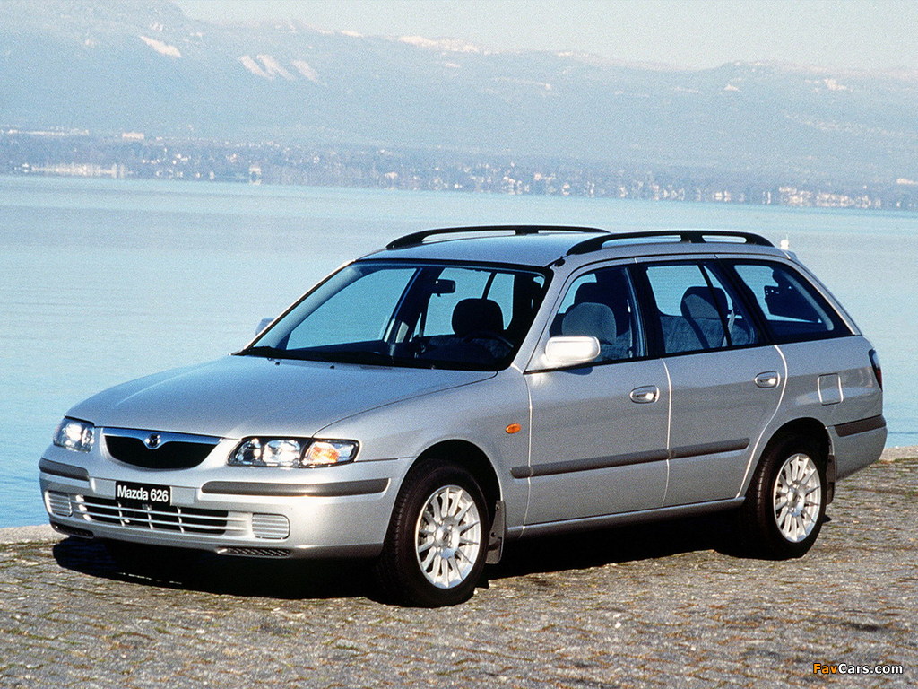 Mazda 626 Wagon (GF) 1999–2002 wallpapers (1024 x 768)