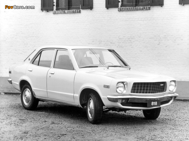 Mazda 818 Sedan 1974–77 wallpapers (640 x 480)