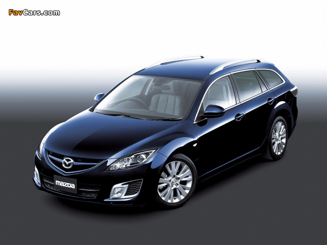 Mazda Atenza Sport Wagon 2007–10 wallpapers (640 x 480)