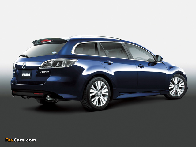 Mazda Atenza Sport Wagon 2007–10 wallpapers (640 x 480)