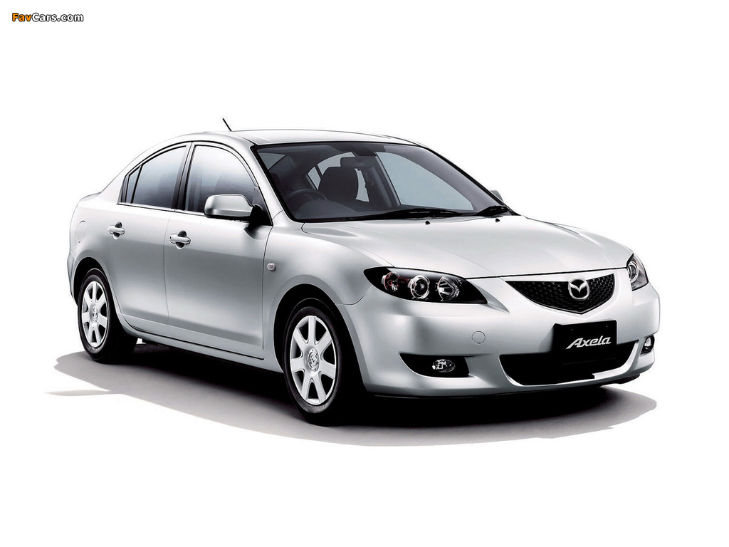 Mazda Axela 15C Sedan 2005–08 images (1024 x 768)