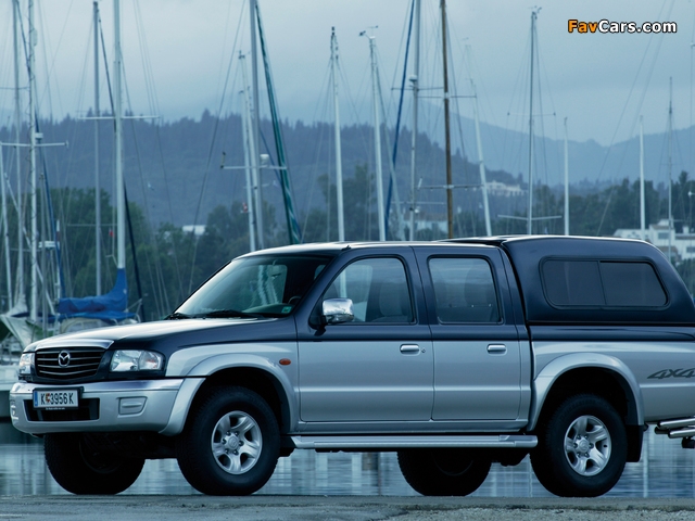 Images of Mazda B2500 Turbo 4×4 Double Cab Accessorized 2002–06 (640 x 480)