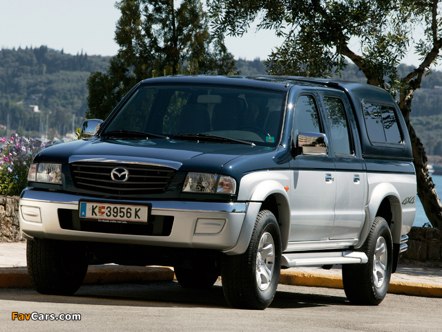 Mazda B2500 Turbo 4×4 Double Cab Accessorized 2002–06 images (640 x 480)