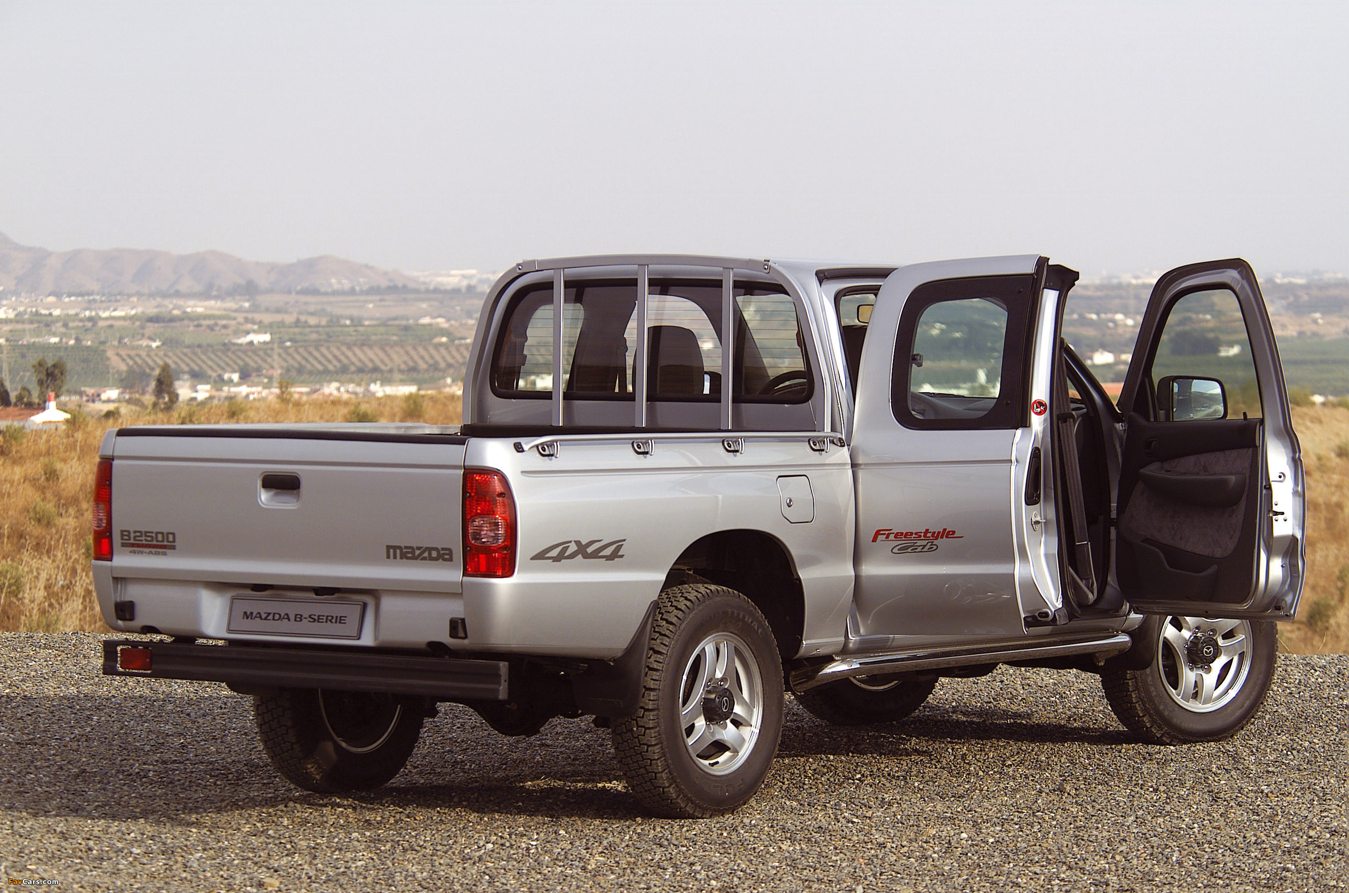 Mazda B2500 Turbo 4×4 Freestyle Cab 2002–06 images (2700 x 1788)