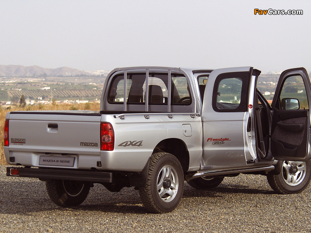 Mazda B2500 Turbo 4×4 Freestyle Cab 2002–06 images (640 x 480)