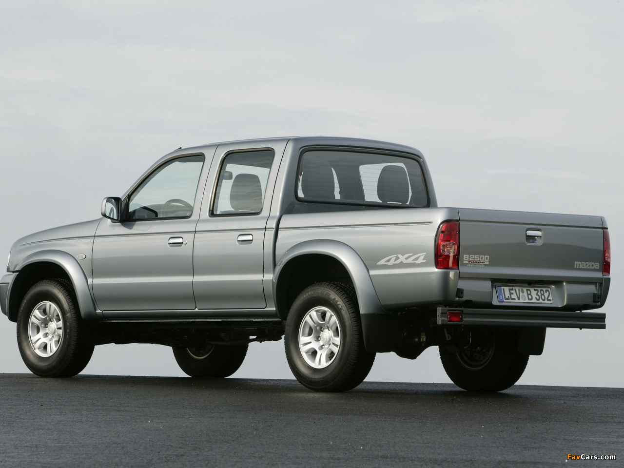 Mazda B2500 Turbo 4×4 Double Cab 2002–06 pictures (1280 x 960)