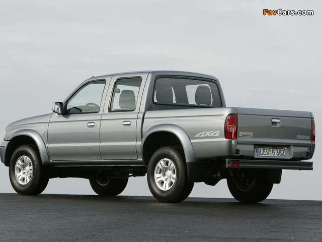 Mazda B2500 Turbo 4×4 Double Cab 2002–06 pictures (640 x 480)