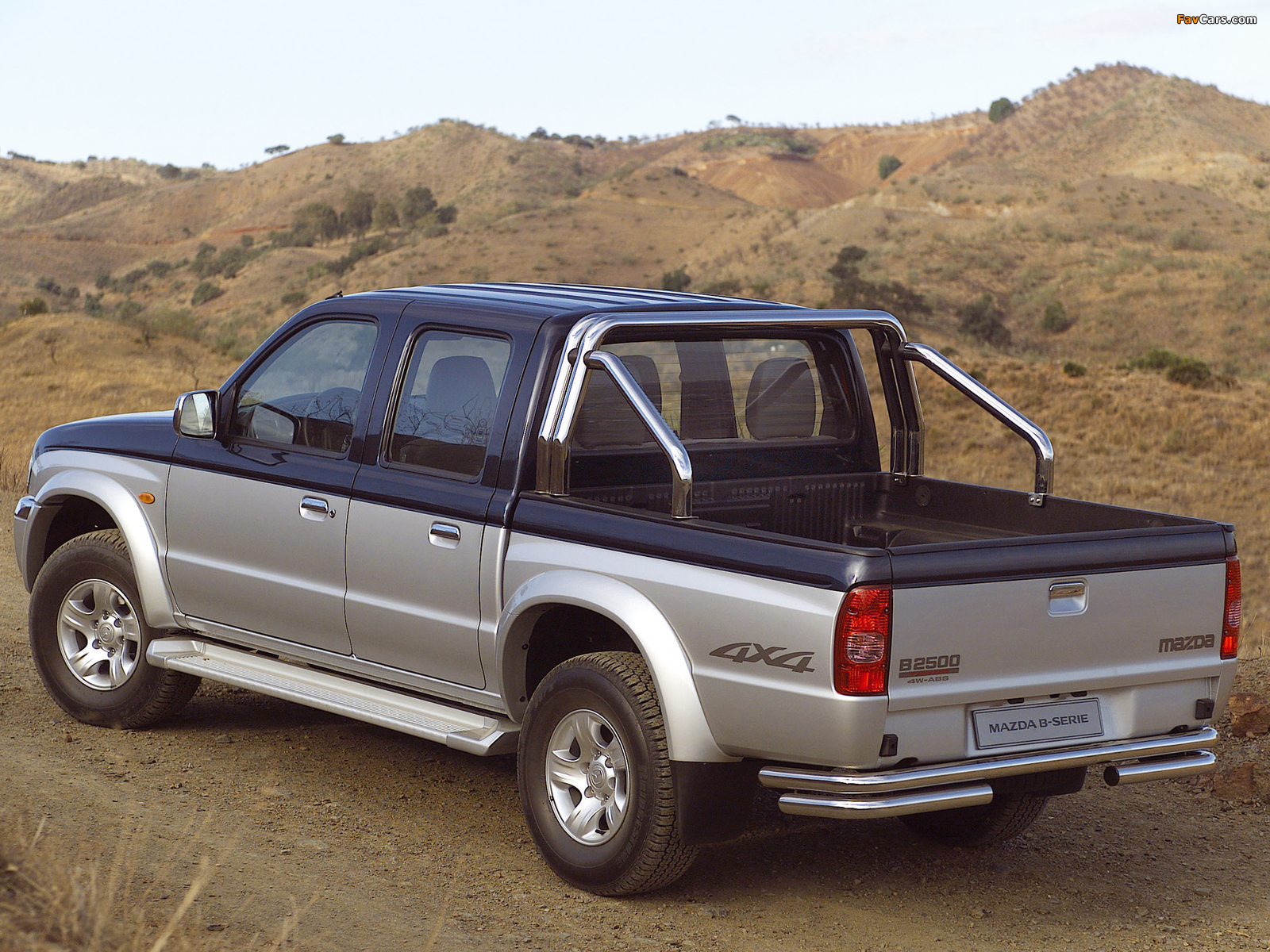 Mazda B2500 Turbo 4×4 Double Cab Accessorized 2002–06 pictures (1600 x 1200)