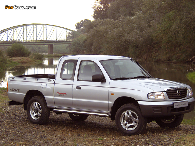 Photos of Mazda B2500 Turbo 4×4 Freestyle Cab 2002–06 (640 x 480)