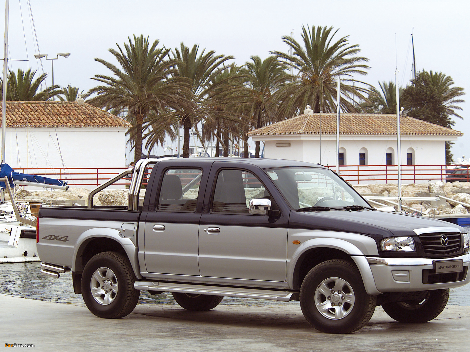 Photos of Mazda B2500 Turbo 4×4 Double Cab Accessorized 2002–06 (1600 x 1200)