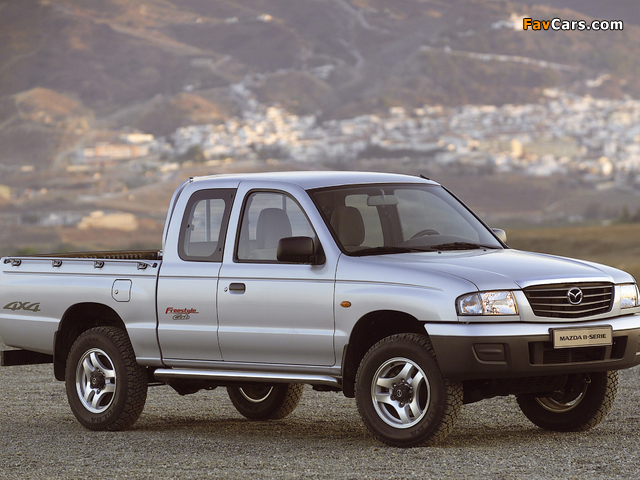 Pictures of Mazda B2500 Turbo 4×4 Freestyle Cab 2002–06 (640 x 480)