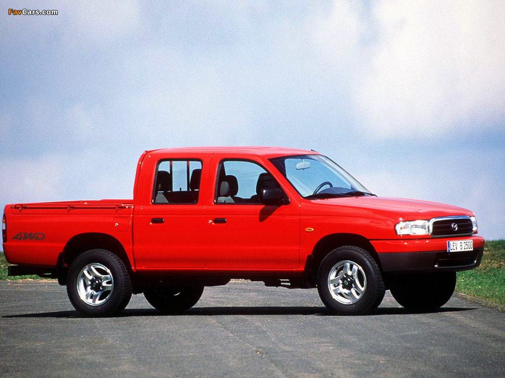 Mazda B2500 Double Cab 1998–2003 wallpapers (1024 x 768)