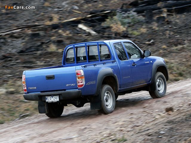 Images of Mazda BT-50 Freestyle Cab AU-spec (J97M) 2008–11 (640 x 480)