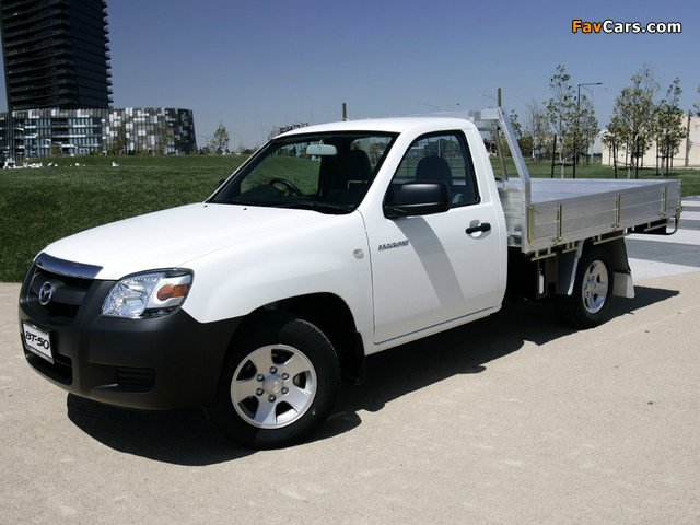 Mazda BT-50 Chassis Single Cab AU-spec (J97M) 2006–08 photos (640 x 480)