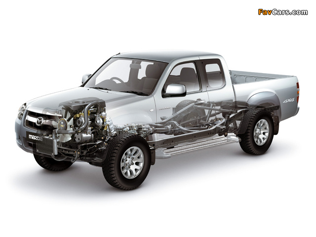 Mazda BT-50 Extended Cab (J97M) 2006–08 pictures (640 x 480)