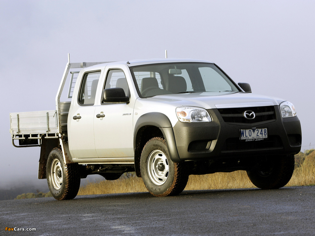 Mazda BT-50 Utility DX Double Cab AU-spec (J97M) 2008–11 pictures (1024 x 768)