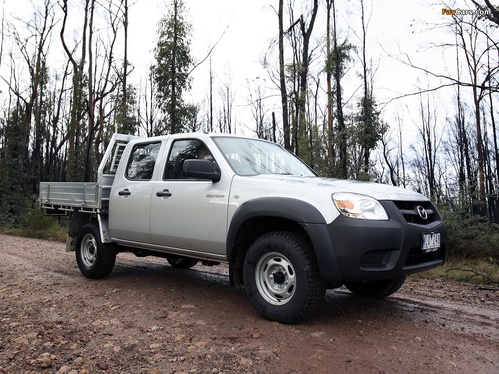 Mazda BT-50 Utility DX Double Cab AU-spec (J97M) 2008–11 wallpapers (1024 x 768)