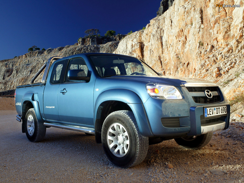 Photos of Mazda BT-50 Extended Cab (J97M) 2006–08 (1024 x 768)