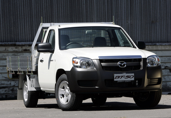 Photos of Mazda BT-50 Chassis Single Cab AU-spec (J97M) 2006–08