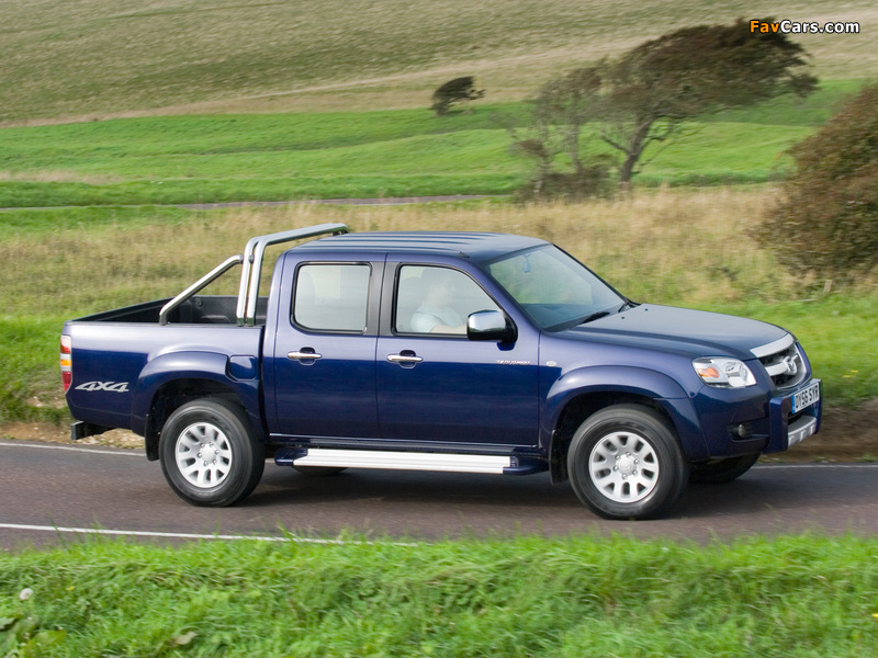 Mazda BT-50 Double Cab UK-spec (J97M) 2006–08 wallpapers (800 x 600)