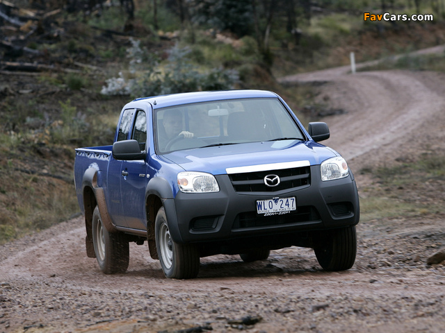 Mazda BT-50 Freestyle Cab AU-spec (J97M) 2008–11 wallpapers (640 x 480)