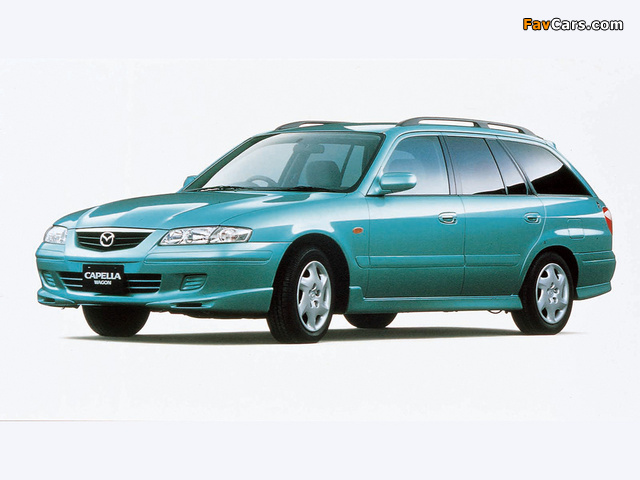 Mazda Capella Wagon 1999–2002 wallpapers (640 x 480)