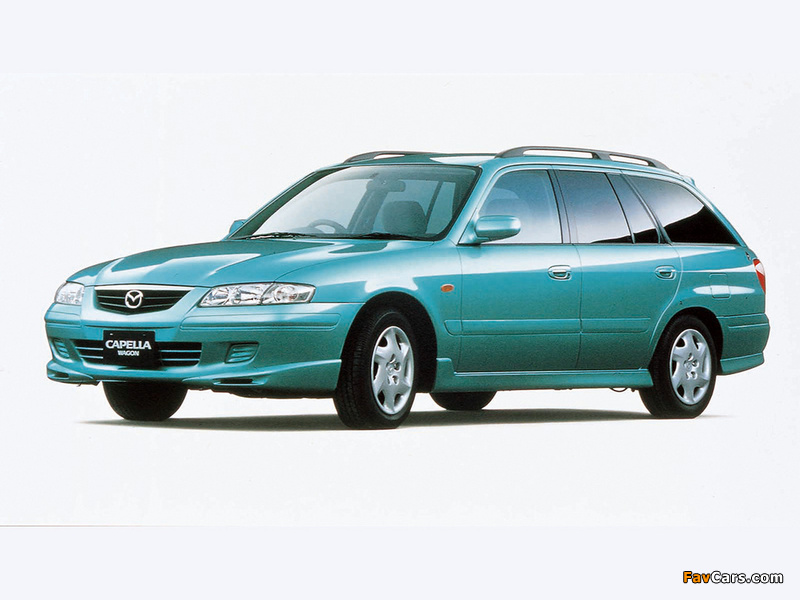 Mazda Capella Wagon 1999–2002 wallpapers (800 x 600)