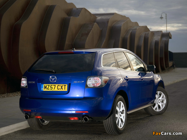 Mazda CX-7 UK-spec (ER) 2007–09 wallpapers (640 x 480)