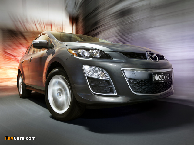 Pictures of Mazda CX-7 AU-spec 2009–12 (640 x 480)