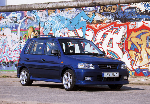 Mazda Demio 1.5 Exclusive EU-spec (DW5W) 2001–03 wallpapers