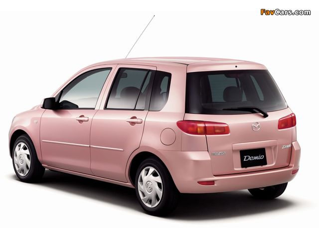 Mazda Demio Stardust Pink (DY3W) 2003 images (640 x 480)