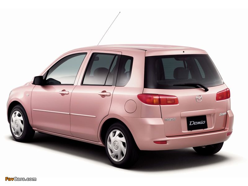 Mazda Demio Stardust Pink (DY3W) 2003 images (800 x 600)