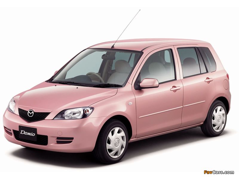 Mazda Demio Stardust Pink (DY3W) 2003 pictures (800 x 600)