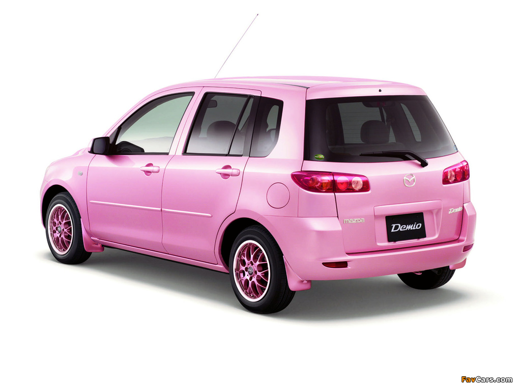 Mazda Demio Stardust Pink (DY3W/DY5W/DY3R) 2004–05 pictures (1024 x 768)
