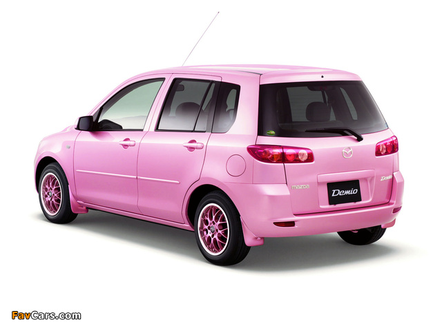 Mazda Demio Stardust Pink (DY3W/DY5W/DY3R) 2004–05 pictures (640 x 480)