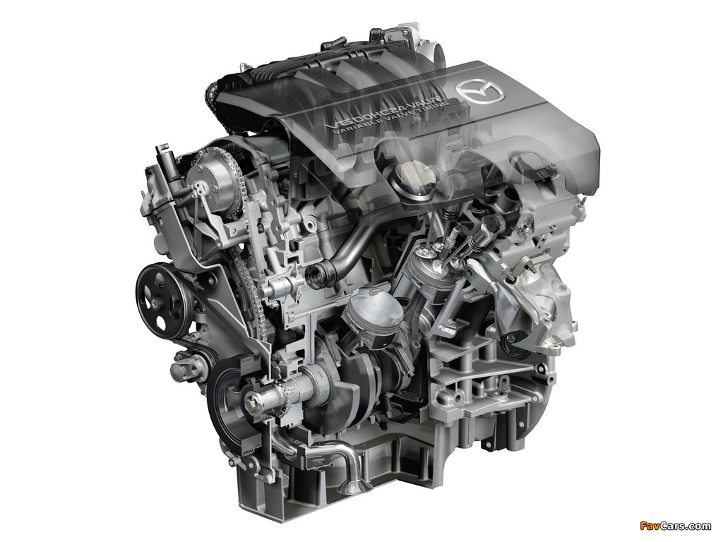 Images of Engines  Mazda 3.7L V6 DOHC 24-Valve (1024 x 768)